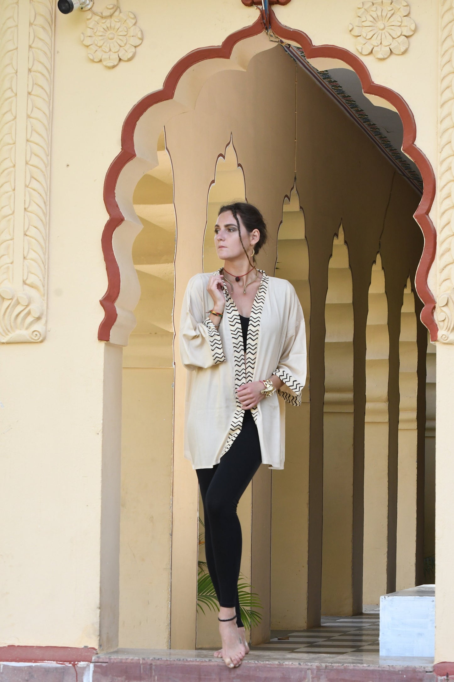 Short kimono,kimono style,long robe,pure cotton,handmade,patterned dress,tulum style,ibiza vibes,spiritual wear,ceremonial