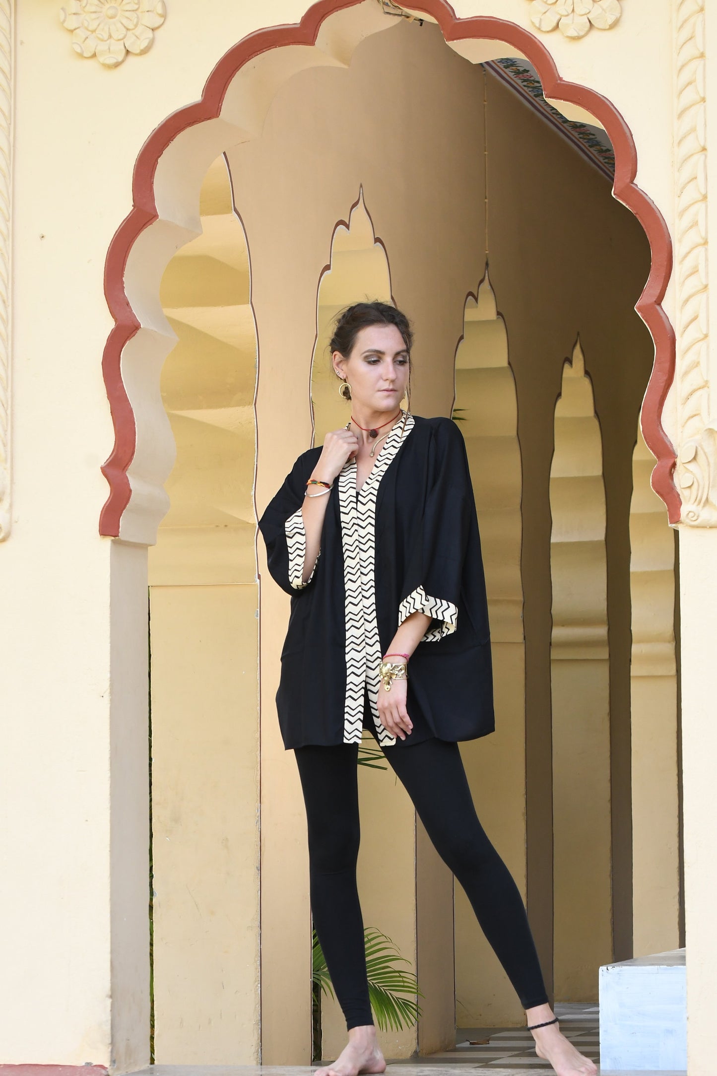 Short kimono,kimono style,long robe,pure cotton,handmade,patterned dress,tulum style,ibiza vibes,spiritual wear,ceremonial