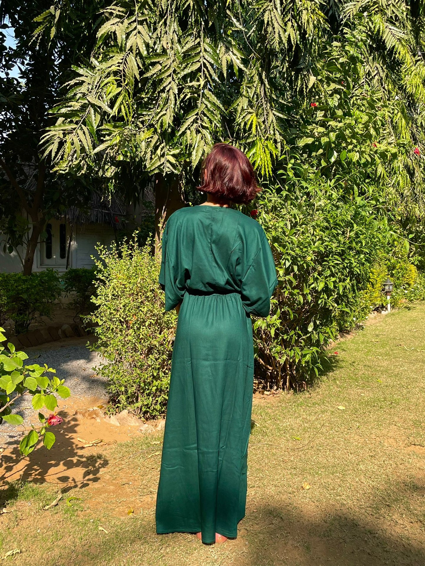 Lush Green kimono dress