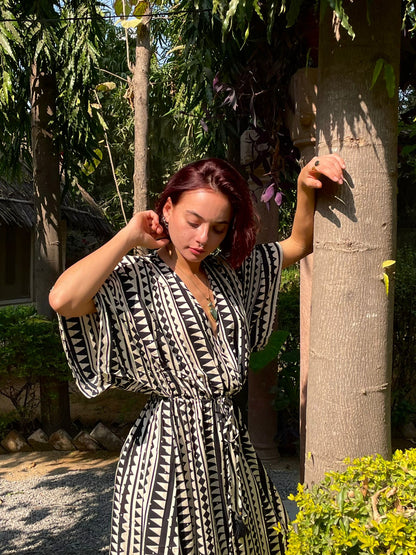 Mayan Kimono dress
