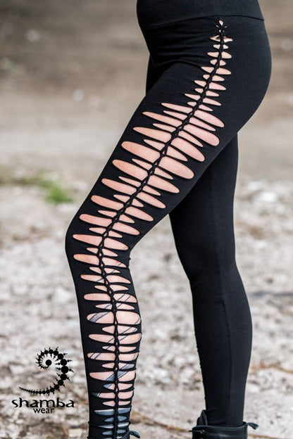 Dark slash Yoga leggings~