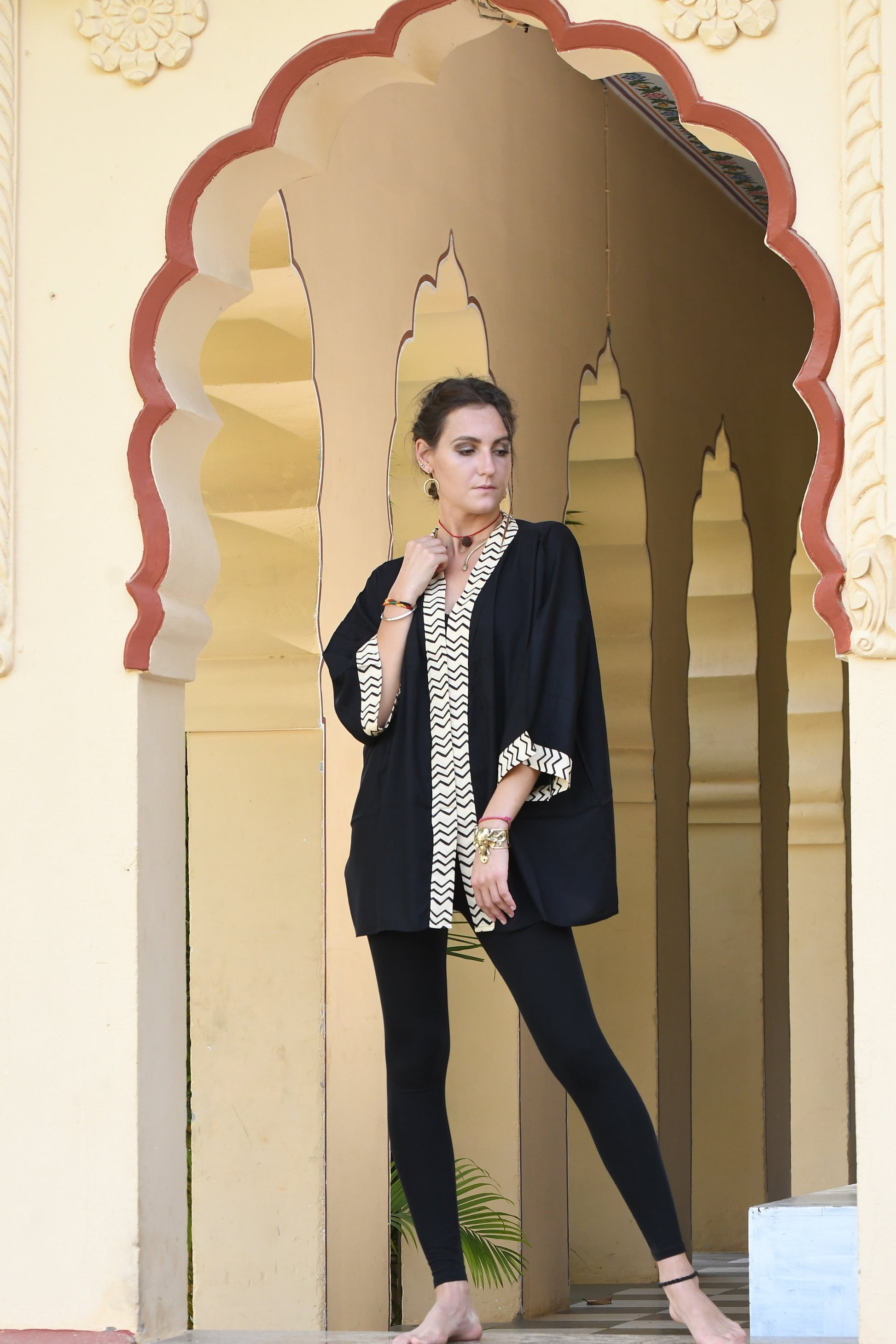 Short kimono,kimono style,long robe,pure cotton,handmade,patterned dress,tulum style,ibiza vibes,spiritual wear,ceremonial