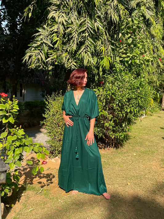 Lush Green kimono dress